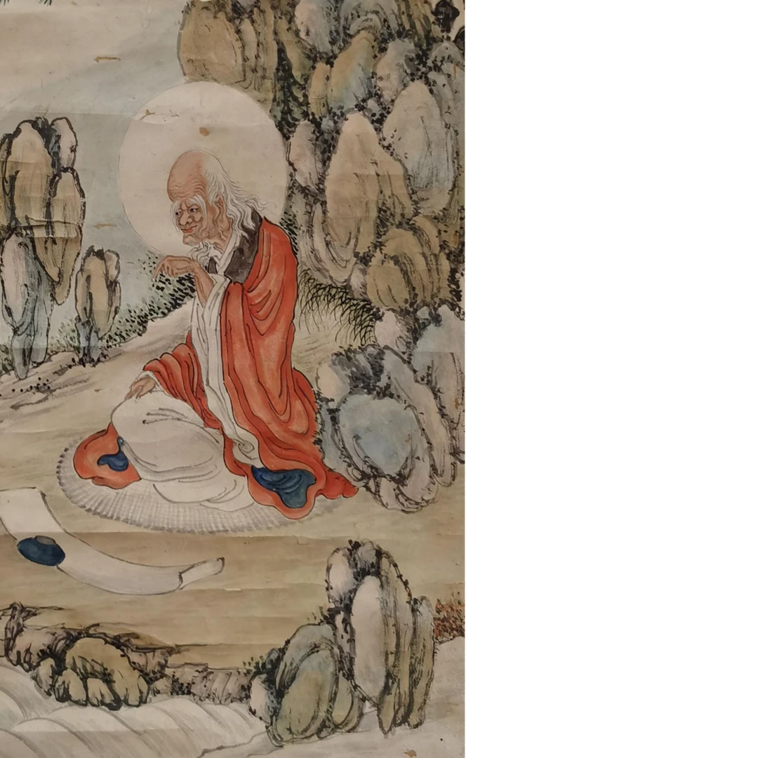 【辽拍】V250709-2-01《人物》（3.5平尺）纸本立轴 ws18