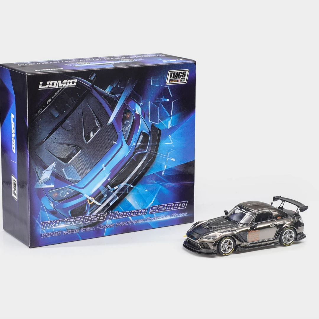 【TMCS车展】暗夜黑豹电镀蓝配色S2000VARIS ARISING-Honda合金车模
