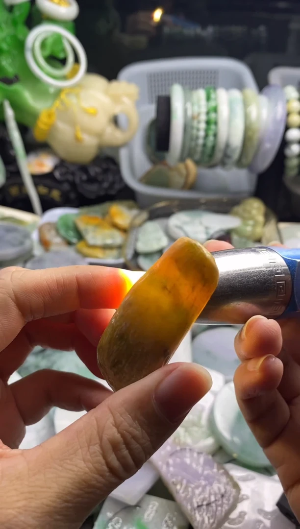 散珠翡翠A货翡翠05