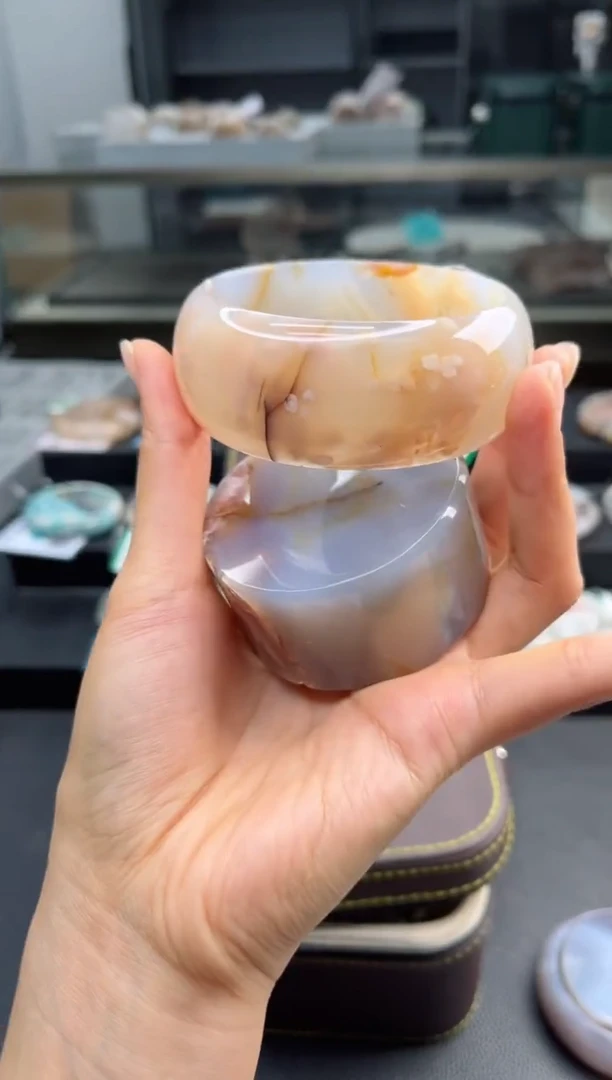 石英质玉手镯未镶嵌62圈口（赠送镯心）3650707