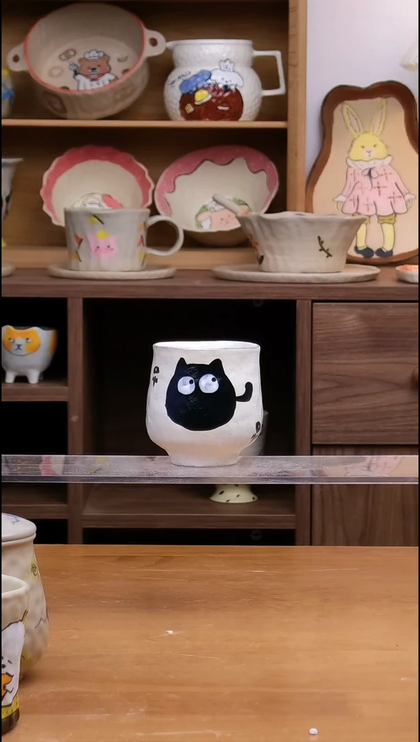 手柄款陶瓷景德镇手工手绘