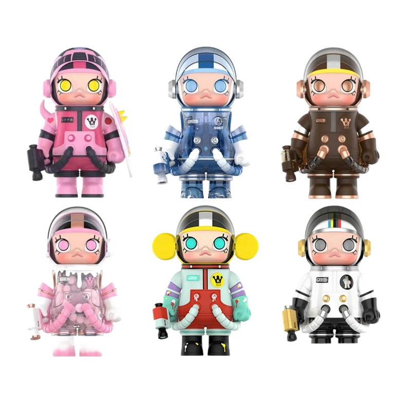 POP MART/泡泡玛特【拆检好价】molly宇航员1000%合集mega珍藏系列
