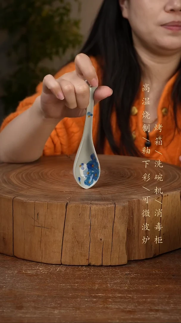 碗瓷景德镇手工手绘高温瓷釉下彩