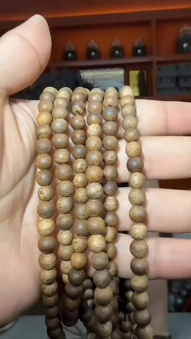 沉香手串37号大叻黄油阁长串15g+0.7多样性发一