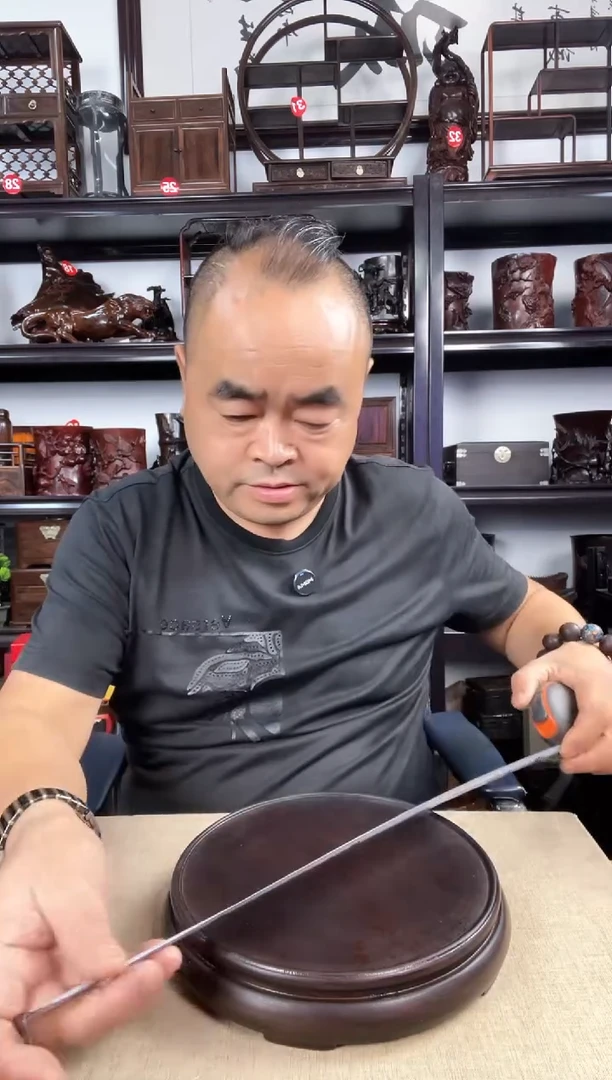 木18公分黑老李红木工艺品