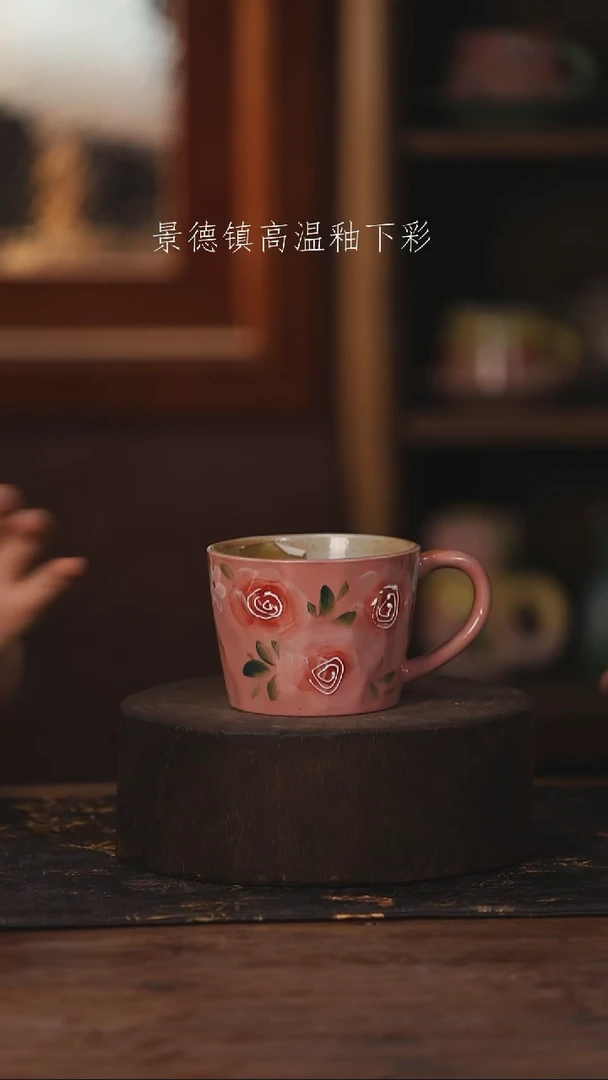 陶瓷景德镇高温釉下手绘陶瓷407