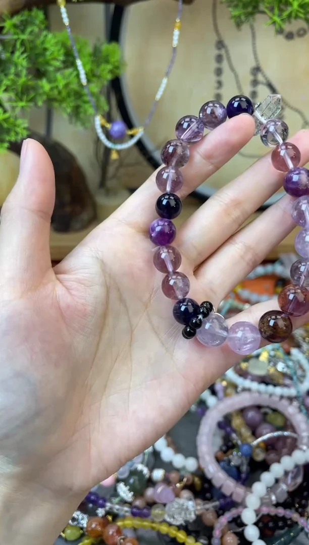【闪购商品】紫晶手链未镶嵌370手串