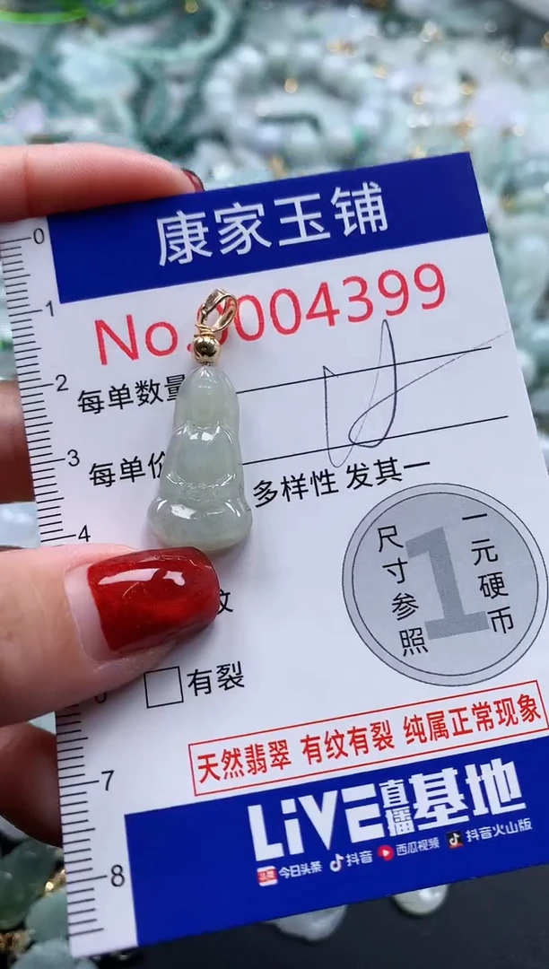 翡翠未镶嵌吊坠(不含链)4399