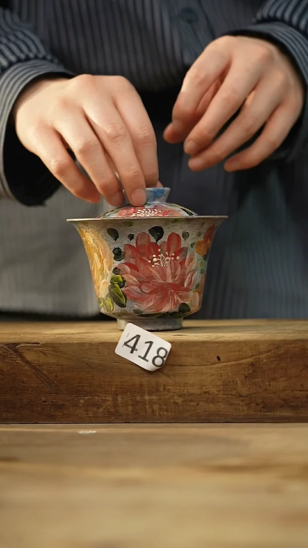 瓷片设计师手作款 油画风花卉系列！二期