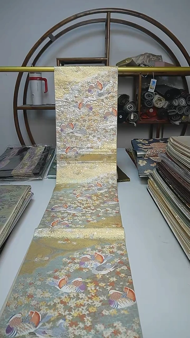 织绣53西阵织六通花鸟