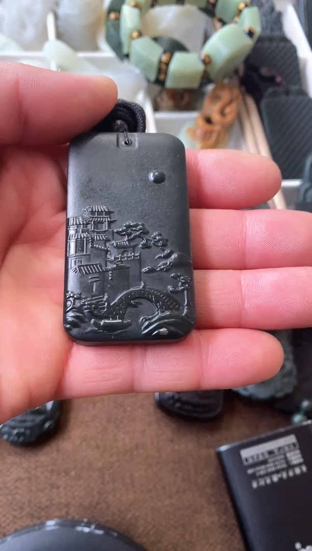 【闪购商品】和田玉吊坠(不含链)未镶嵌山水