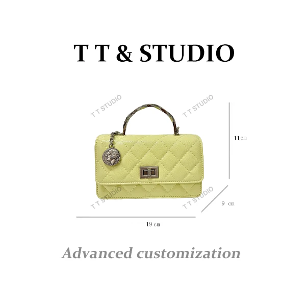 【TT Studio】SD-50017-小香黄 RAIN.CUN简约腋下斜跨轻奢女包