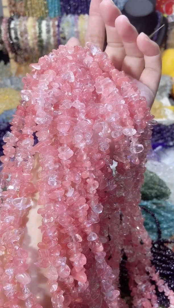 未镶嵌珠宝半成品水晶西瓜晶