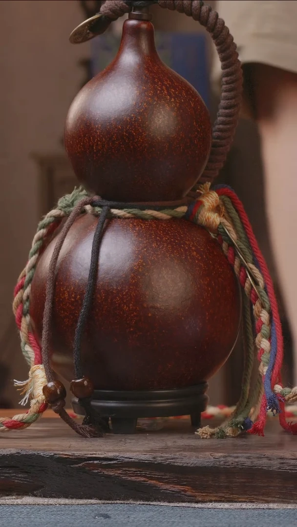 1406号精品大漆葫芦防腐防渗装水茶酒