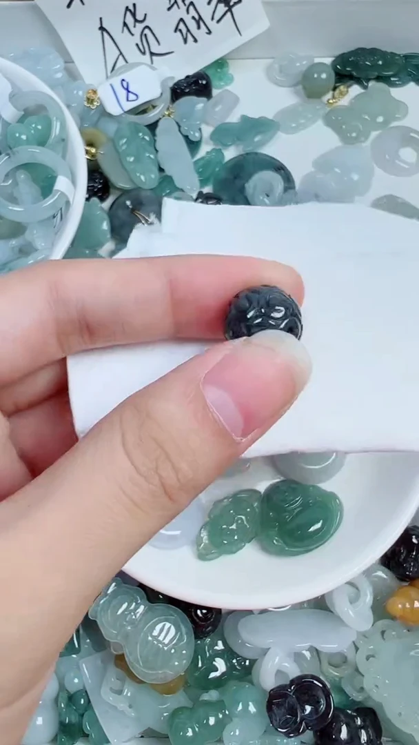 散珠翡翠107号链接,A货翡翠