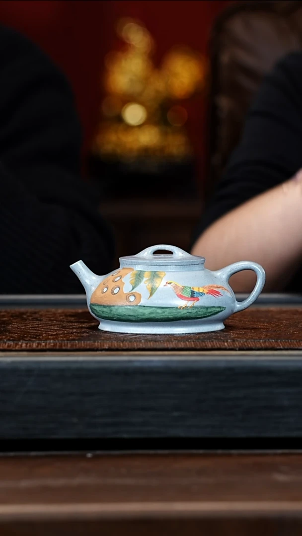 宜兴紫砂YHY 海蓝泥 韵瓢