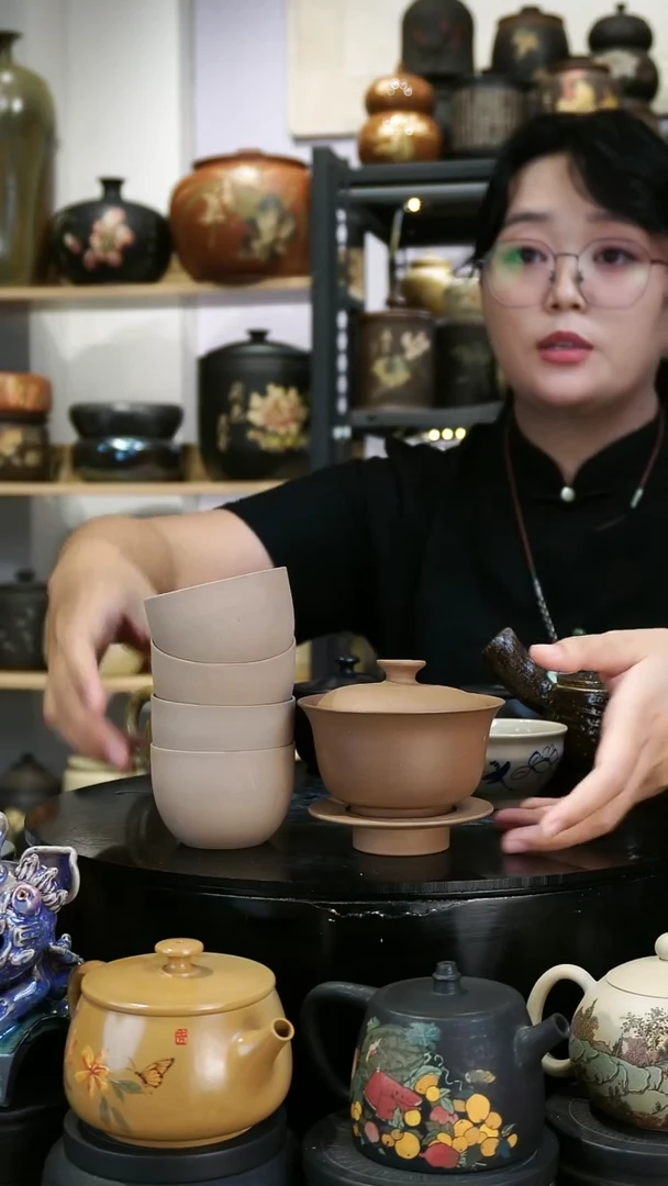壶一盖碗四杯264.265-微瑕  苏橙茶周边