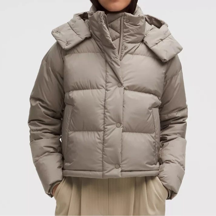 lululemon/露露乐蒙Wunder Puff 女士短款四格羽绒外套