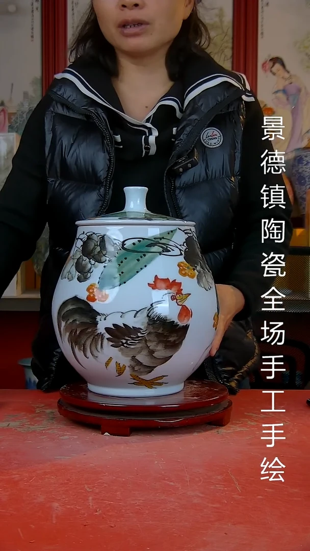 摆件景德镇陶瓷 全场手工手绘