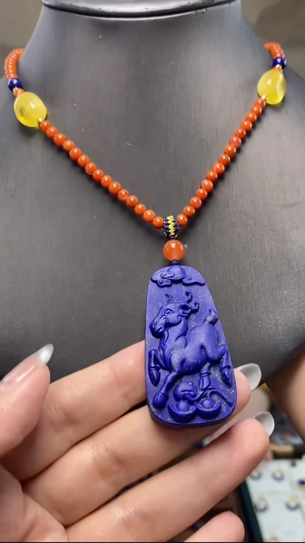 未镶嵌青金石颈饰G09315