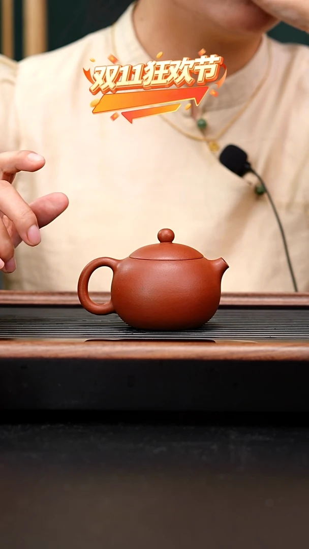 茶壶紫砂全手工赵庄老红泥西施150cc高应剑
