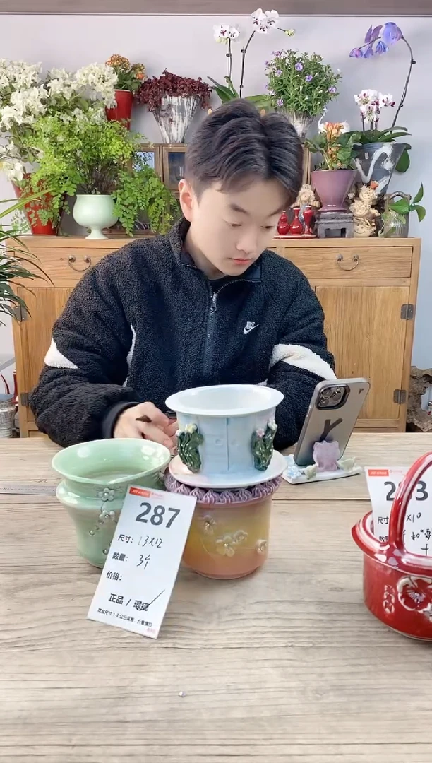 小玩子花盆直播编号287