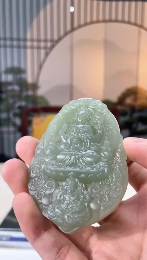 【闪购商品】定制和田玉和田玉（多样性拍一发一带证）170154