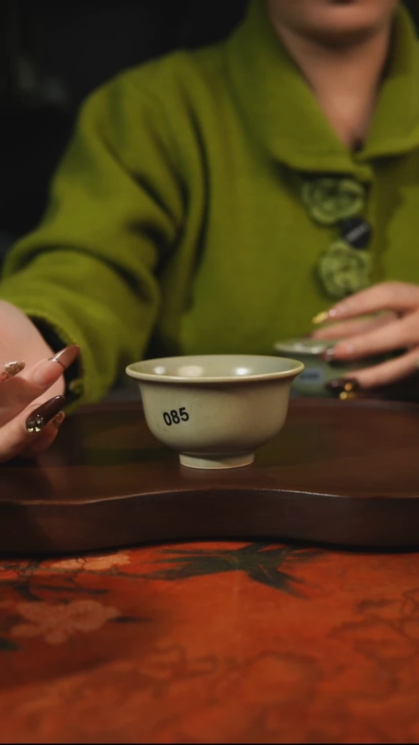 杯子瓷汝州原产地原矿仿古老釉q085