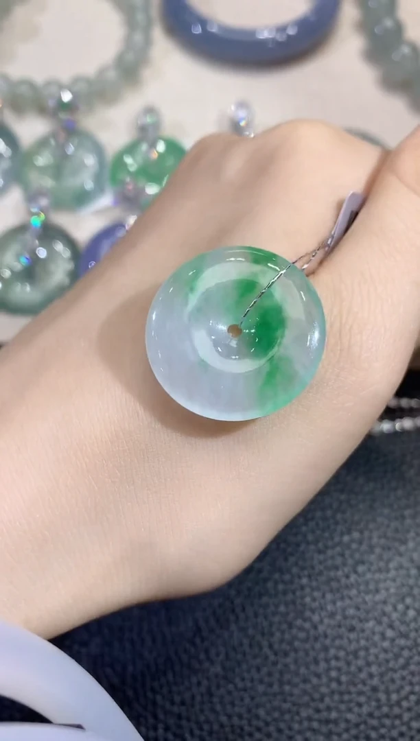 吊坠(不含链)未镶嵌翡翠A25翡翠