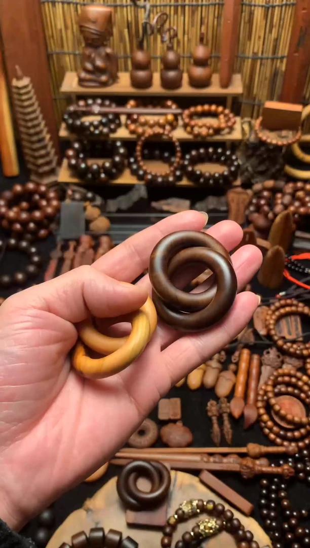 【闪购商品】枣木乾坤圈 一物一拍