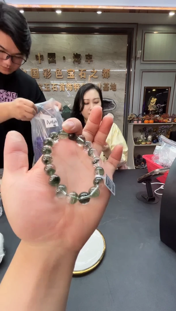 【闪购商品】水晶手串未镶嵌约12mm多样性发一