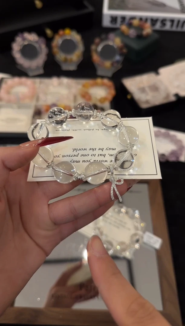 合金手链水晶白水晶x3616