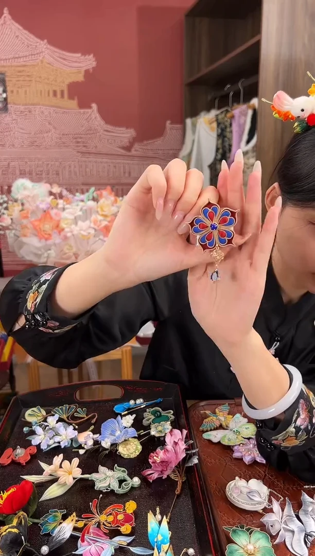 【闪购商品】刺绣苏绣世家非遗手工（胸针）