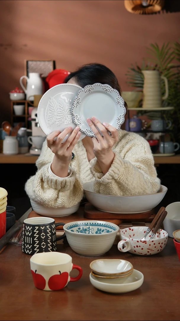 瓷片福利款 小碟2件套 微瑕 凑满20发货
