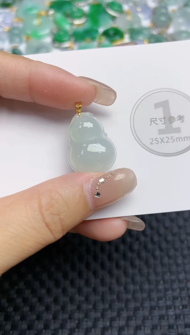颈饰未镶嵌翡翠天然缅甸A货翡翠百元以上9元证书费自理