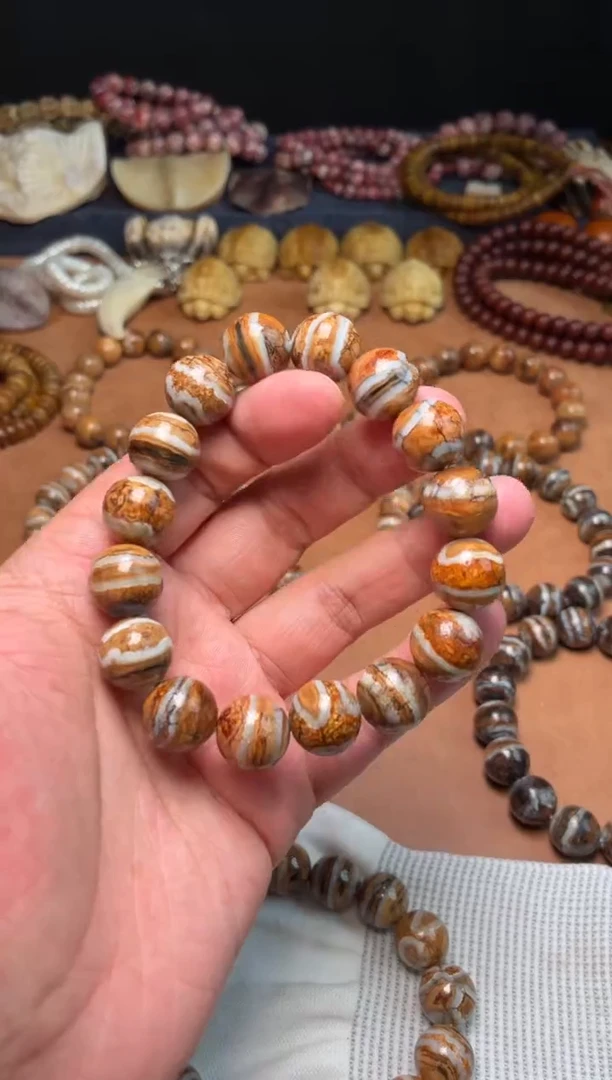 其他猛犸象牙天**爸杂件206-猛犸臼齿单圈