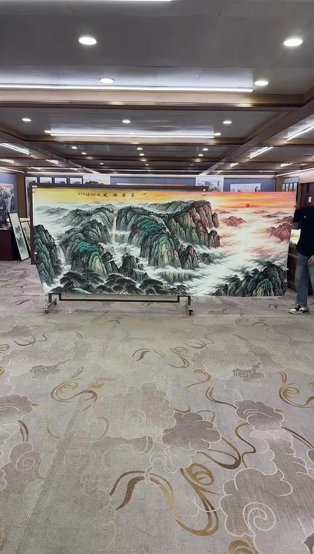 绘画Y-王红兵-大丈二-山水画