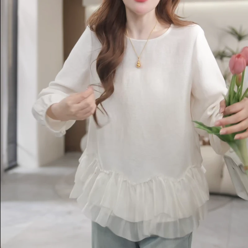 2025春新款法式优雅气质设计感衬衫LK2502038