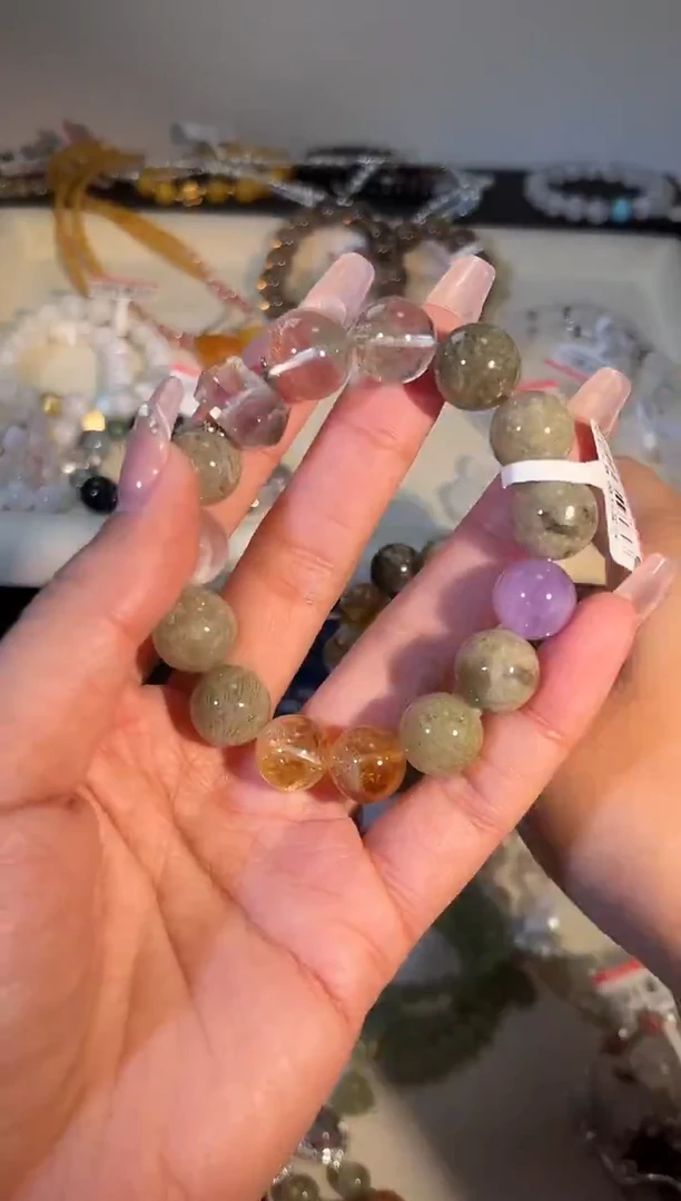 未镶嵌手串水晶p908多样性发货一件