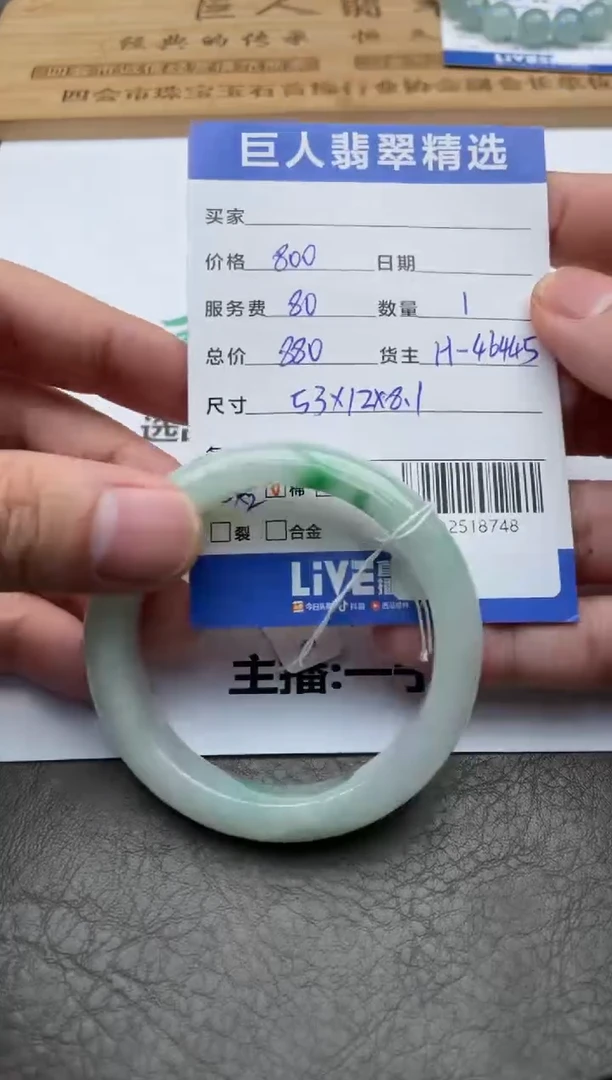 颈饰未镶嵌翡翠手镯多人-12518748