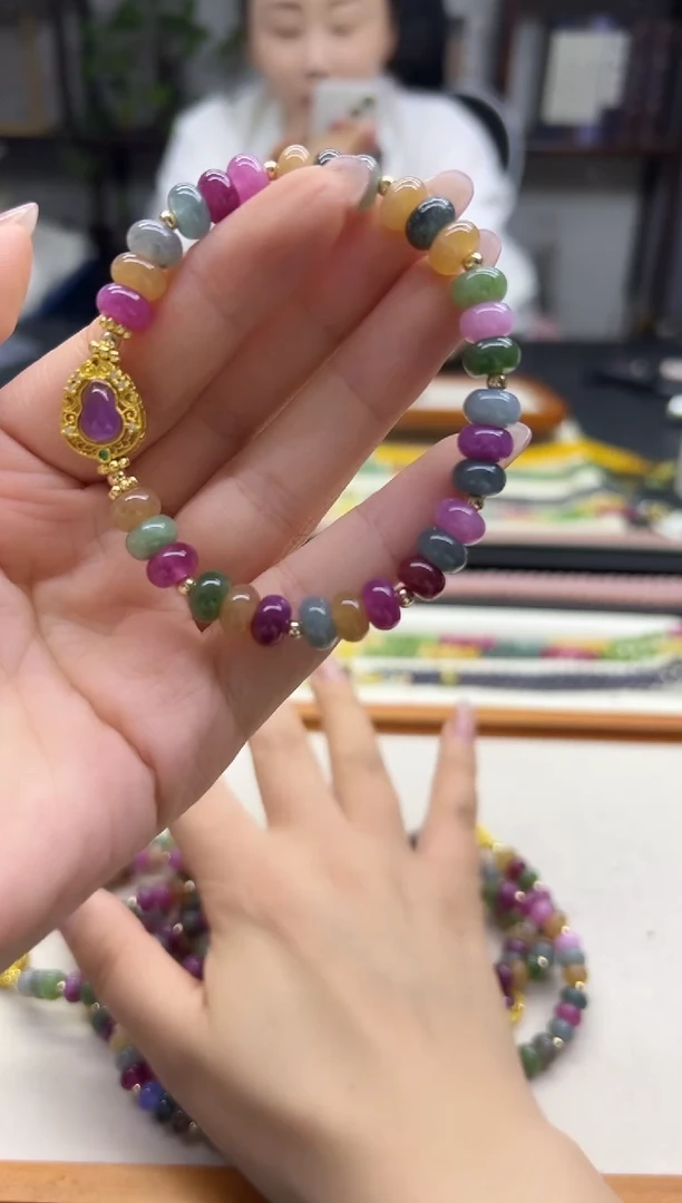 未镶嵌手链碧玺DIY款S964