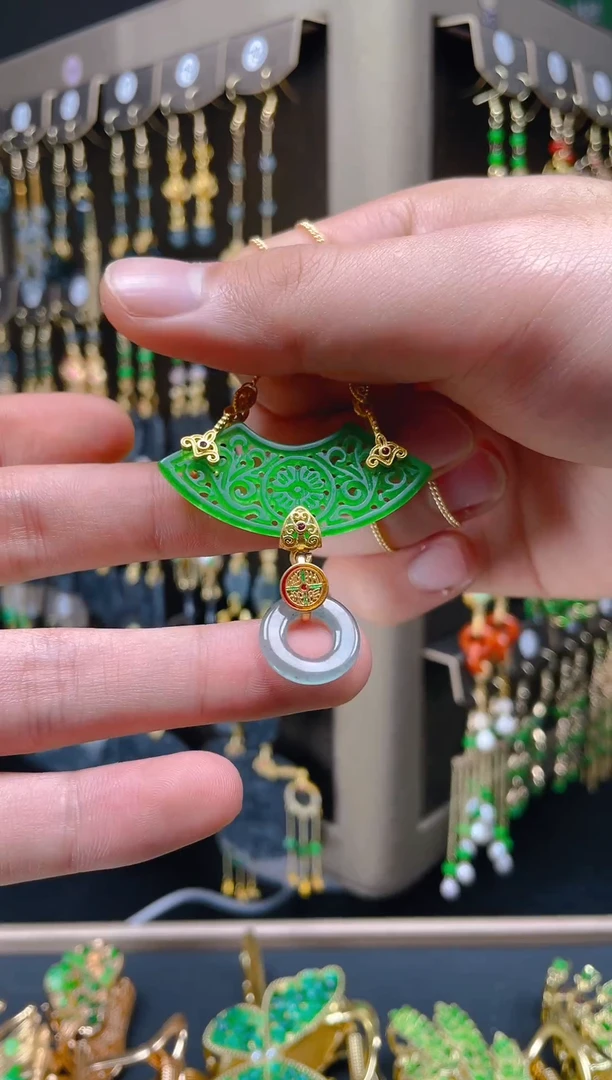 【闪购商品】翡翠耳饰合金0146翡翠饰品