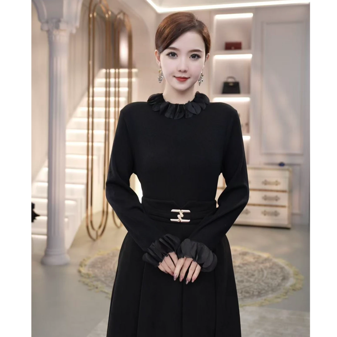 2025秋冬新款女装【JR-24】含绵羊毛可外穿精致打底针织衫内搭毛衣