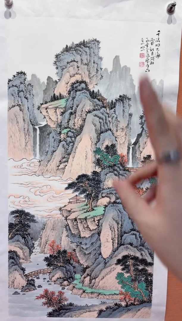 国画师立照老师国画作品