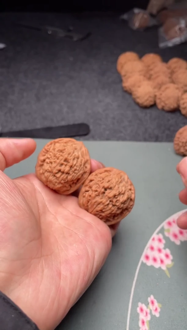 把件文玩核桃a278  莲花 39尺