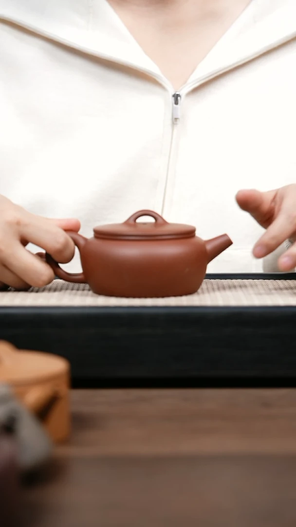 【闪购商品】紫砂茶壶ZX红皮龙大彬诗意