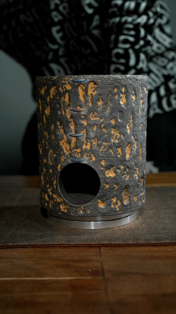 【闪购商品】全手工制作 裂缝焗钉炭炉