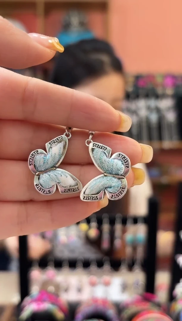 织绣艺枝独绣老绣饰品216