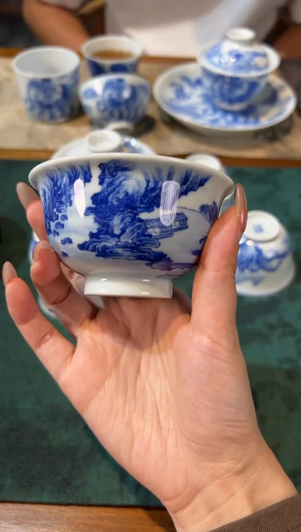 瓷片竹林草堂