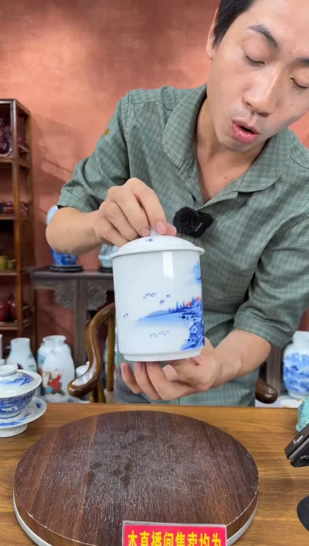 吴义松陶盟手绘陶瓷编码：2698